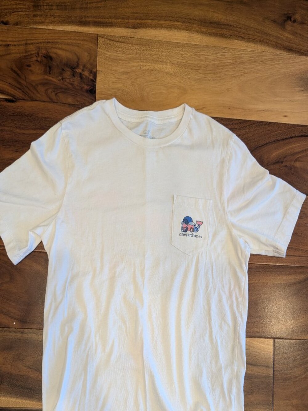 Boys Vineyard Vines Baseball Catcher Whale Short Sleeve T-Shirt - Size Medium